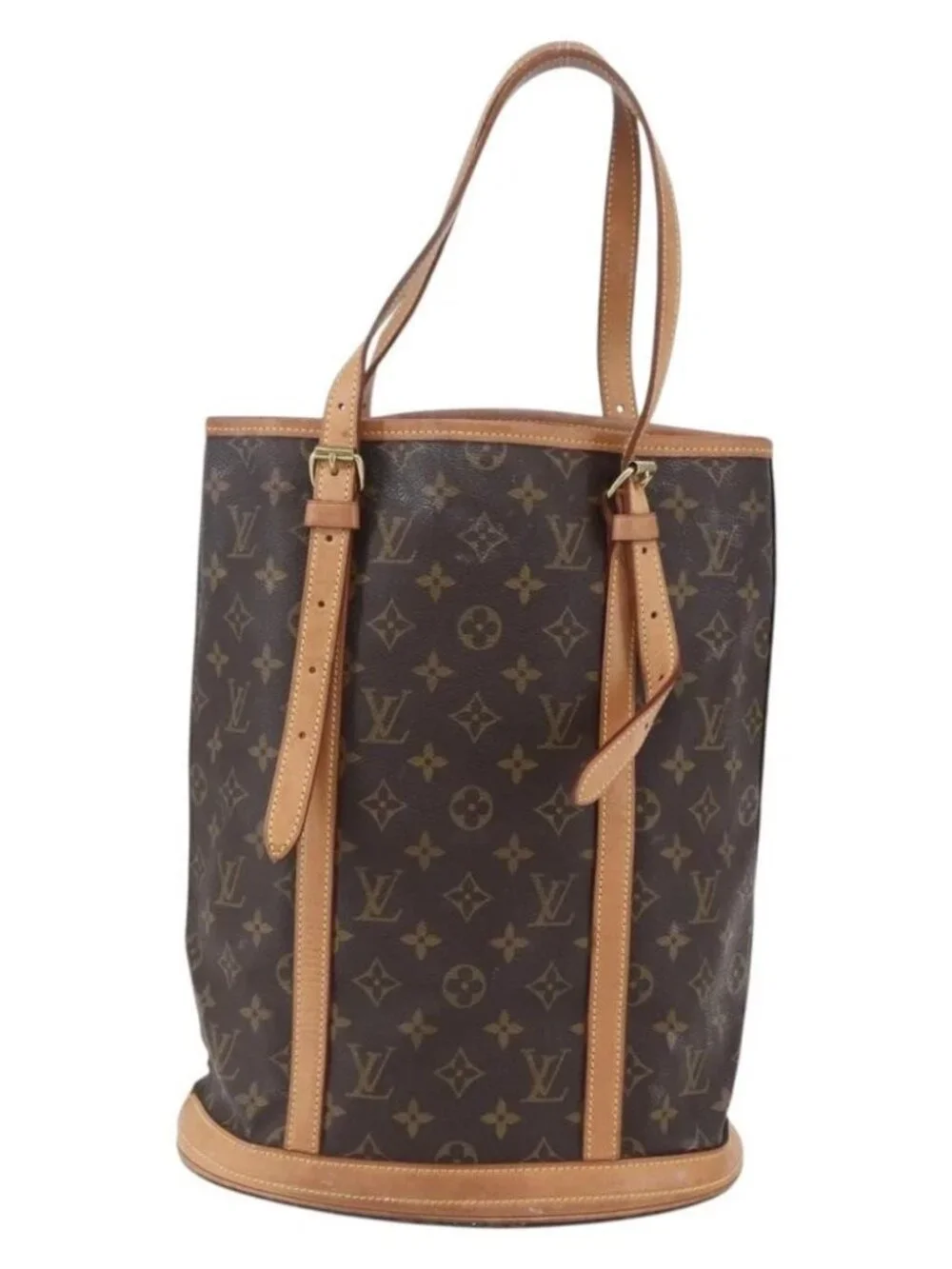 LOUIS VUITTON Monogram Bucket GM Shoulder Bag M42236 LV Auth 153920